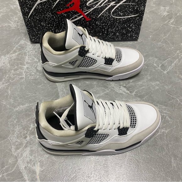 Air Jordan Men’s White and Black Sneakers - Picture 3 of 7